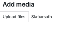 Bæta við myndum